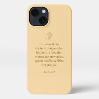 Etui iPhone 13 Food for Eternal Life Christian