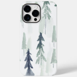 Coque iphone forestier Abstrait vert