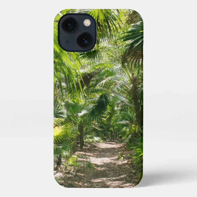 Coque iPhone Forêt | Tropical Rainforest Tulum Mexique (Verso)