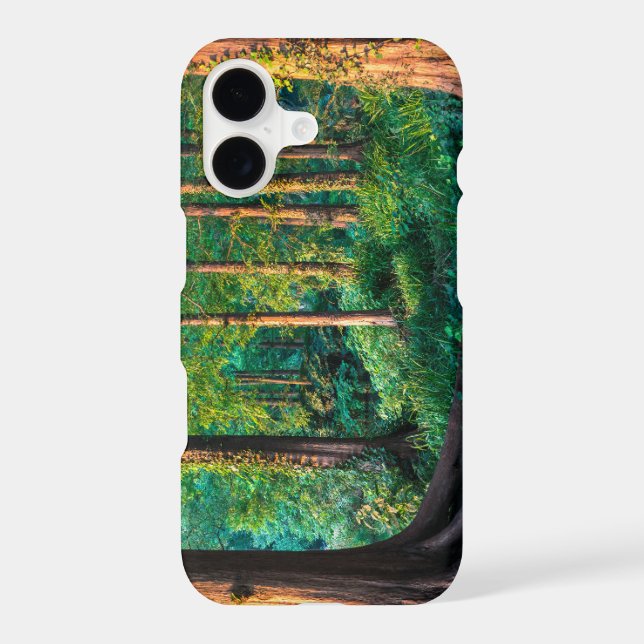 Coque iPhone Forêt | Végétation et forêt (Verso)
