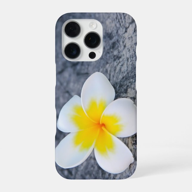 Coque iPhone frangipanier (Verso)