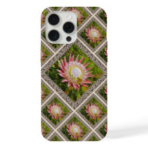 Coque iphone frappant avec des protéines roses