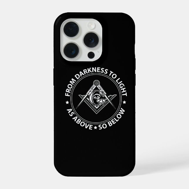 Coque iPhone Freemasonry emblem (Verso)