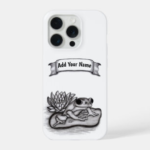 Froggy with Lotus Flower, Ajouter votre nom