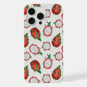 Fruit de dragon rouge sur blanc