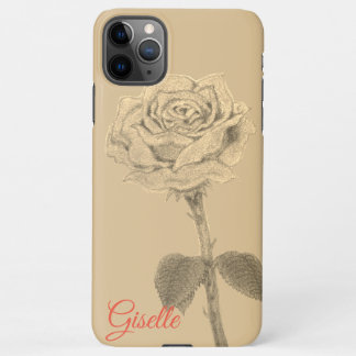 Coque iPhone 11Pro Max Funda Para iPhone rose