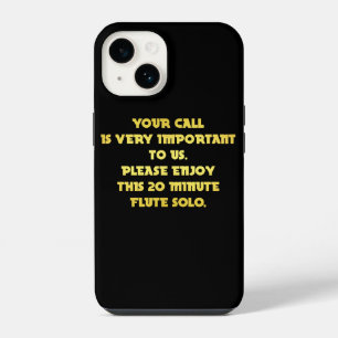 Coque Pour iPhone 14 Funny Téléphone Service Clientèle Plaisanterie