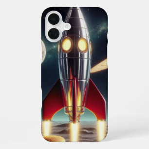 Coque iPhone 16 Plus Fusée spatiale 