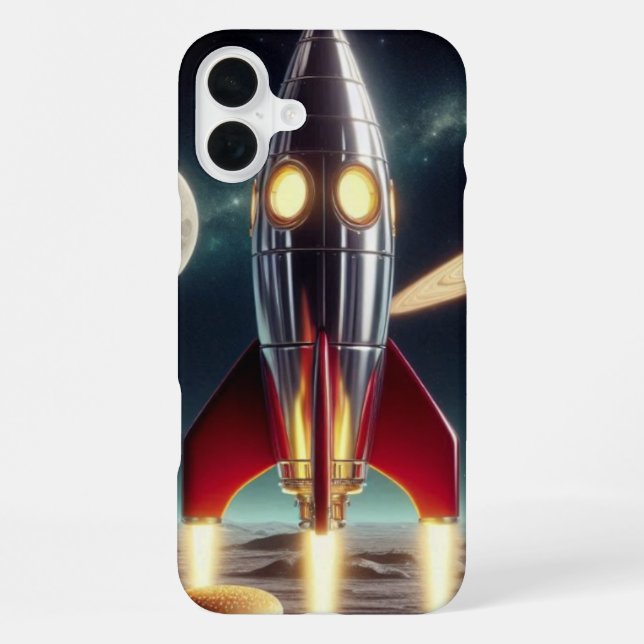 Coque iPhone Fusée spatiale  (Verso)