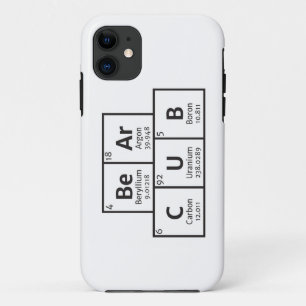 Coque iphone gai d'éléments de CUB d'ours