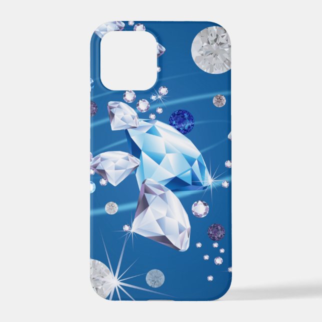 Coque iPhone Galaxie de diamant 12 (Verso)