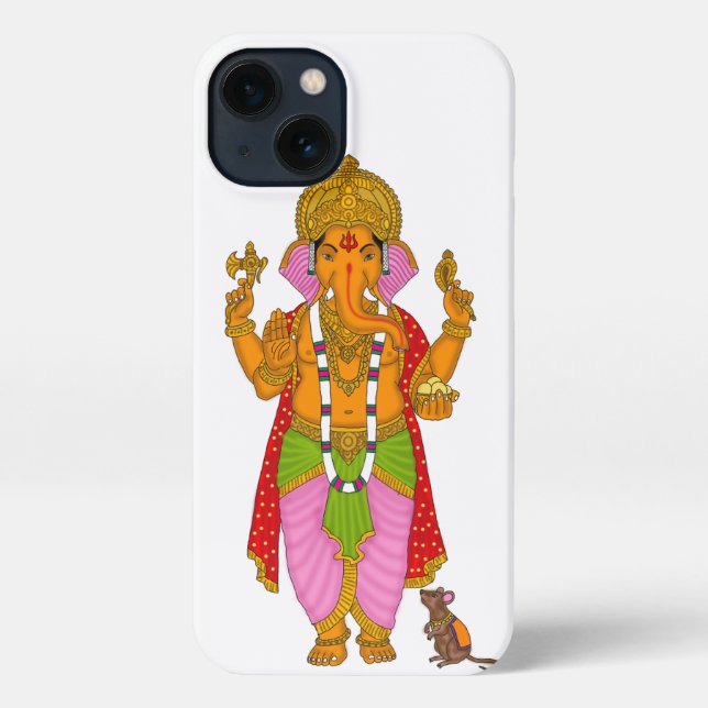 Coque iPhone Ganesha Phone Cover, Phone Case & Keyring Design (Verso)