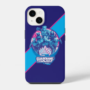 Coque Pour iPhone 14 Gardiens de la Galaxie Équipe Graphique Vaporwave