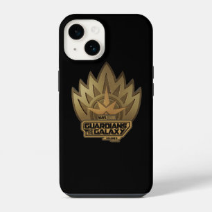 Coque Pour iPhone 14 Gardiens de la Galaxie Insigne Doré