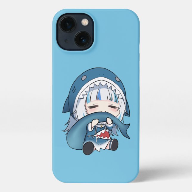 Coque iPhone Gawr Gura Hololive (が う る ・ ぐ ら) (Verso)