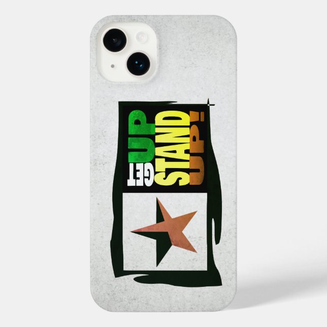 Coque iPhone Get Up Stand Up  -  Retro Edition iPhone  (Verso)