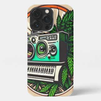 Etui iPhone 13 Pro gift for music&weed lovers