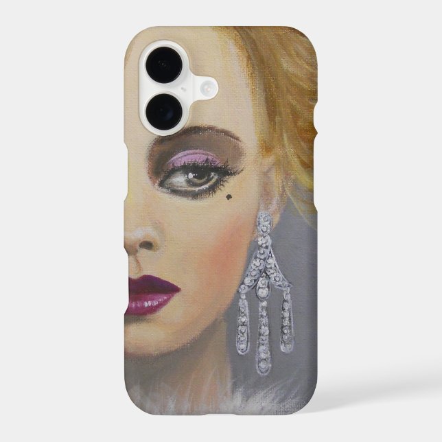 Coque iPhone Glam vintage (Verso)