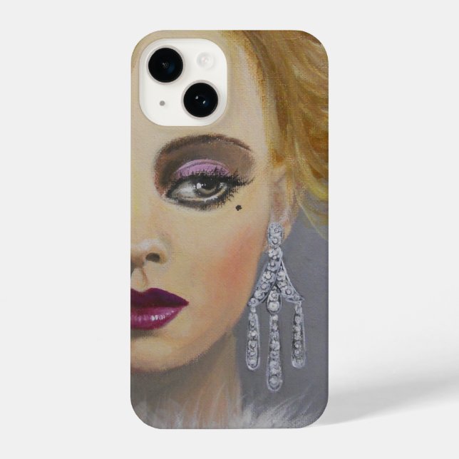 Coque iPhone Glam vintage (Verso)
