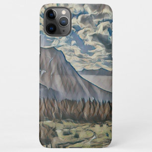 Coque iPhone 11Pro Max Glancier National Park Art Phone Case