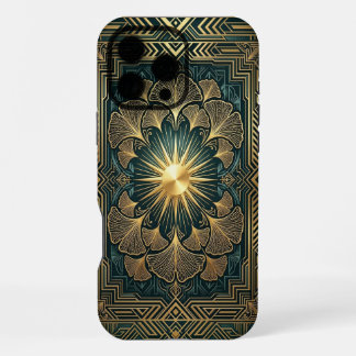 Coque iPhone 16 Pro Max Golden Mandala Bloom | Gold iPhone 16 Pro Max case
