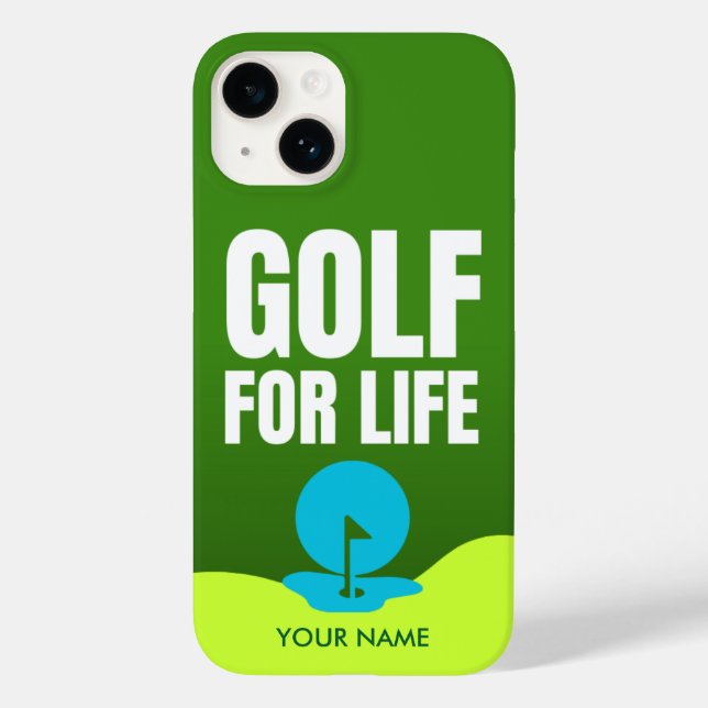coque iphone Golfer customisé (Verso)