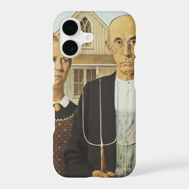 Coque iPhone gothique américain (Verso)