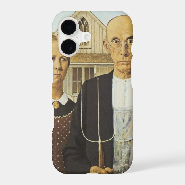 Coque iPhone gothique américain (Verso)