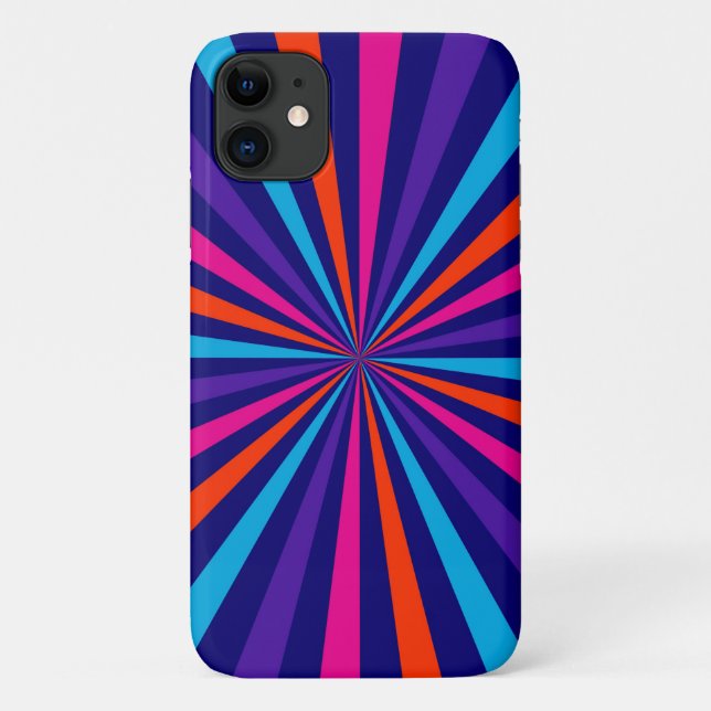 Coque iphone graphique de la roue de tournage colo (Dos)