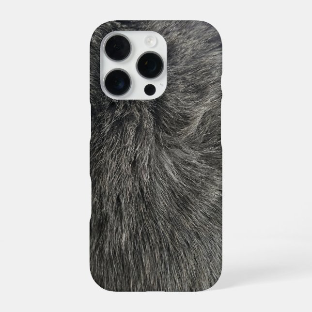 Coque iPhone gray cat (Verso)