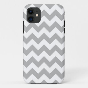 Coque iphone gris et blanc de Chevron