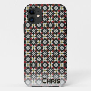 Coque Iphone gris noir blanc