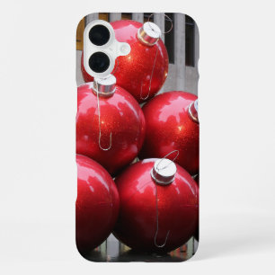 Coque iPhone 16 Plus Gros boules de Noël en New York