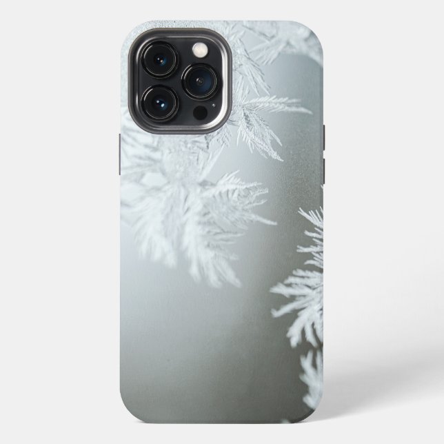 Coque iPhone Gros plan sur les lacs de neige (Verso)