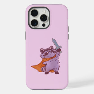 Guerrier Raton Laveur Fantastique Mignon avec Épée
