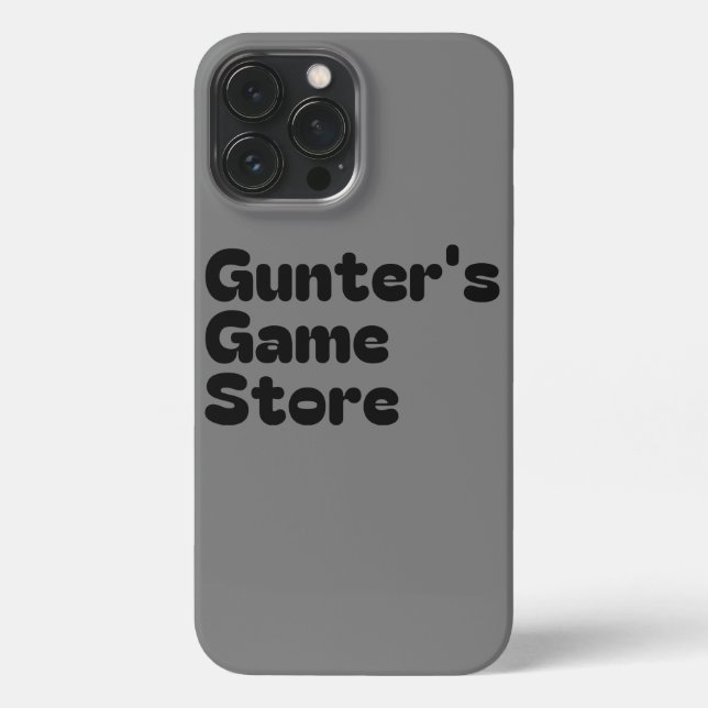 Coque iPhone Gunter's Game Store iPhone 13 Pro Max Coque (Verso)