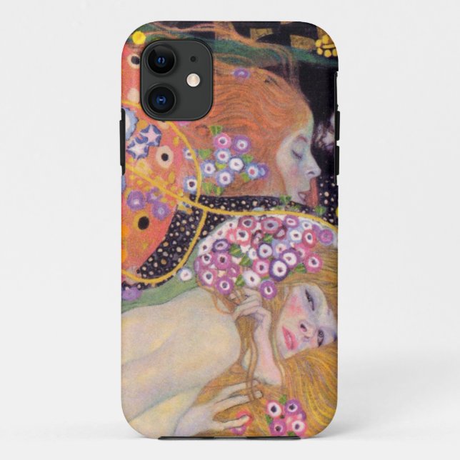 COQUE IPHONE : GUSTAV KLIMT : SERPENTS D'EAU II (Dos)