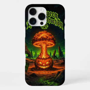 Coque iPhone 16 Pro Max Halloween de destruction massive Citrouille radioa