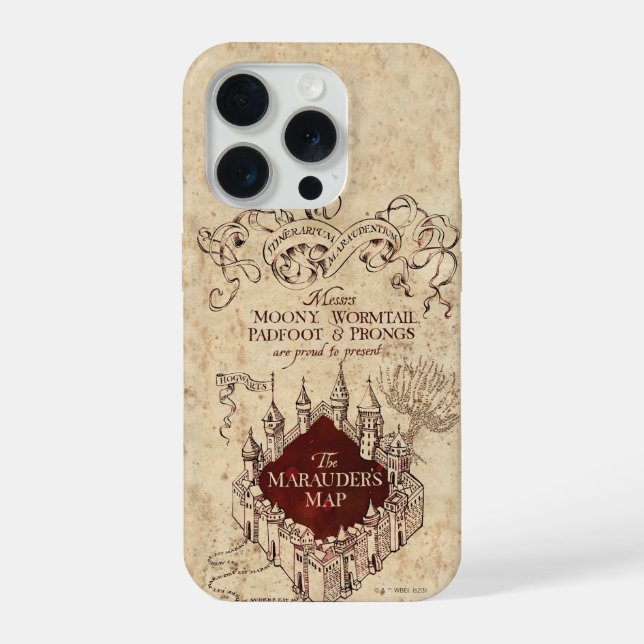 Coque iPhone Harry Potter Spell | Marauder's Map Otterbox iPhon (Verso)