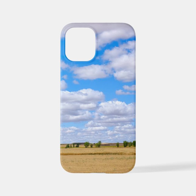 Coque iPhone Harvested wheat fields  (Verso)