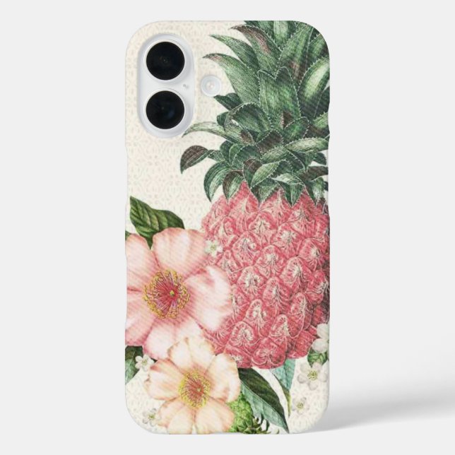 Coque iphone hawaïen de l'ananas tropical (Verso)