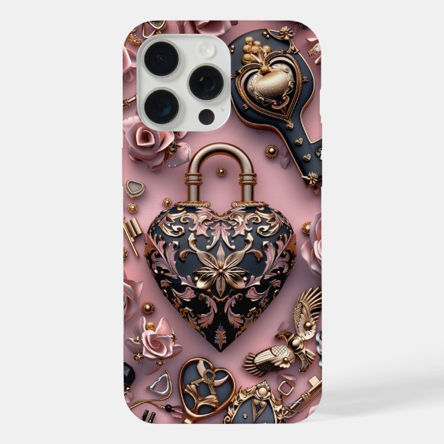 Coque iPhone Heart locker Phone Case Design (Verso)