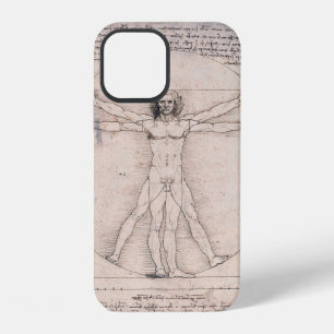 Coque iPhone 12 Homme de Vitruve, Léonard de Vinci