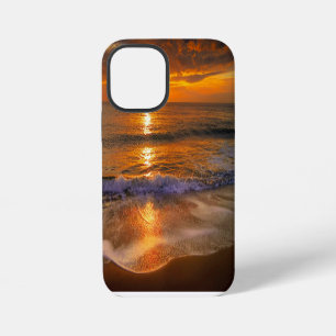 Coque iPhone 12 Mini Horizon d'Océan Doré