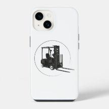 Housse de téléphone avec graphique de chariot élév