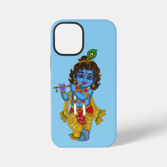 Coque iPhone Housse de téléphone Lord Krishna (Verso)