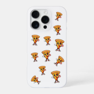 Coque iPhone 16 Pro Housse de téléphone pizza Kawaii mignonne nourritu