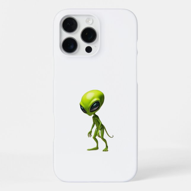 Coque iPhone humanoïde vert (Verso)