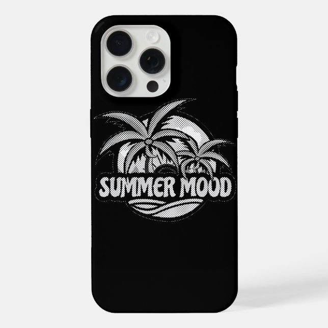 Coque iPhone Humeur d'été (Verso)