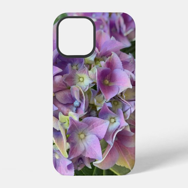 Coque iPhone Hydrangea lilas clair (Verso)